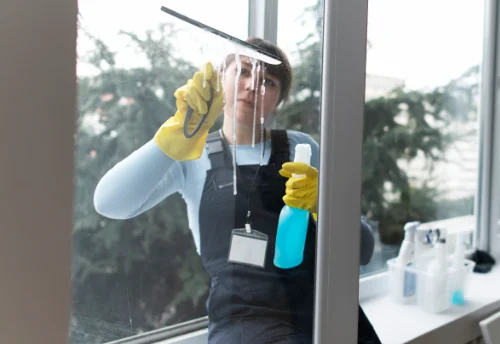 Nettoyage de vitres intérieures et extérieures à la Crau